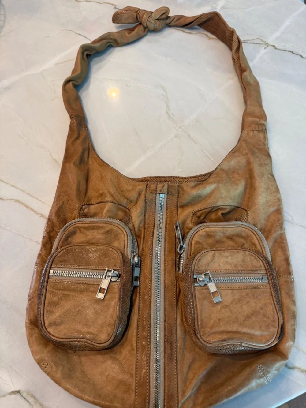 Alexander Wang vintage Donna hobo bag, soft tan leather